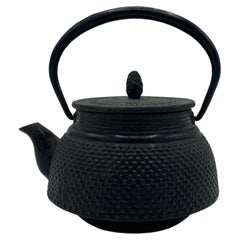 Japanese Antique Cast-Iron Tea Pot 'Dot' 1980s
