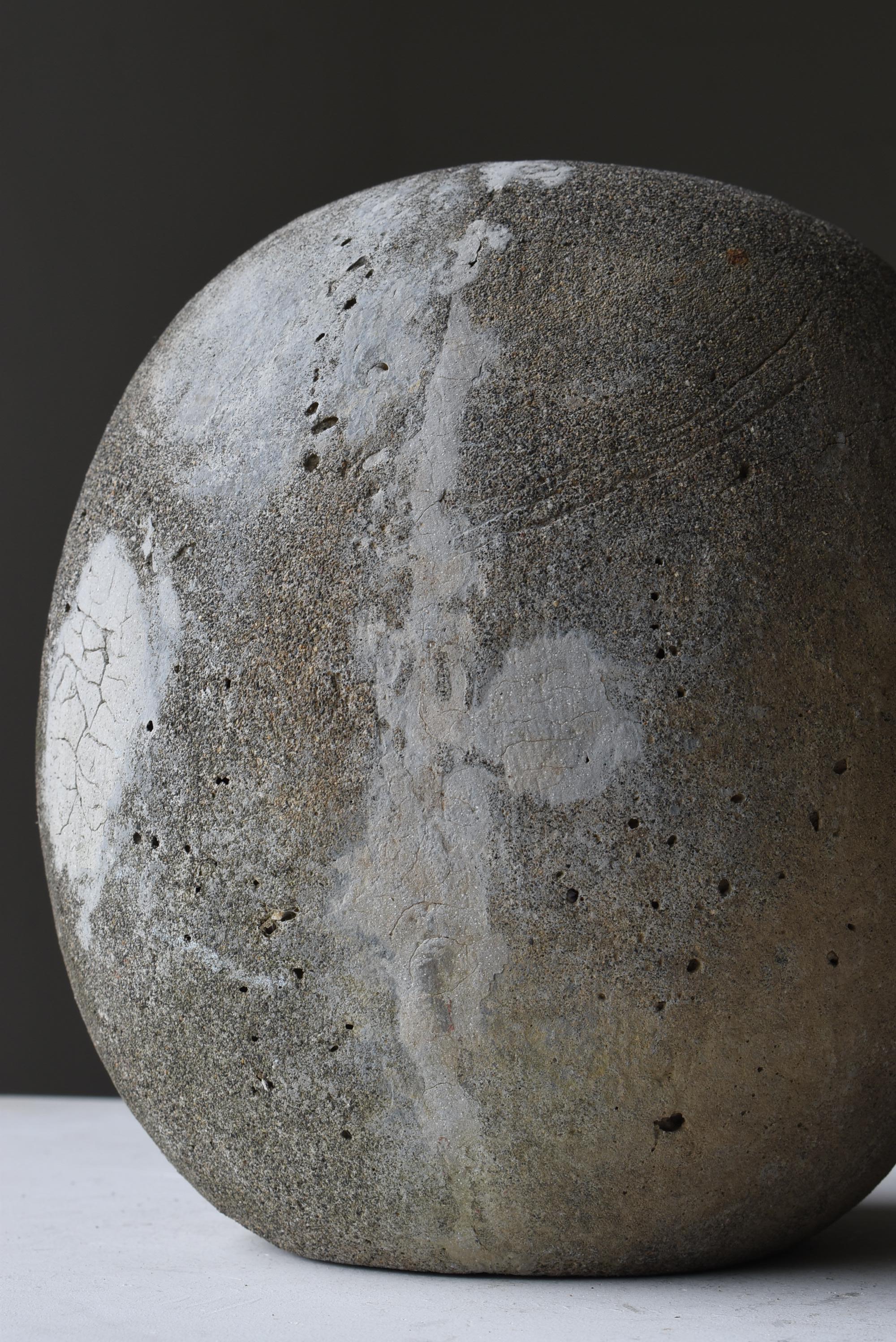 Japanese Antique Cement Daruma 1860s-1920s / Sculpture Wabi Sabi 6