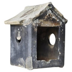 Japanese Antique Ceramic Small Shrine 1860s-1900s / Zushi Figurine Wabisabi