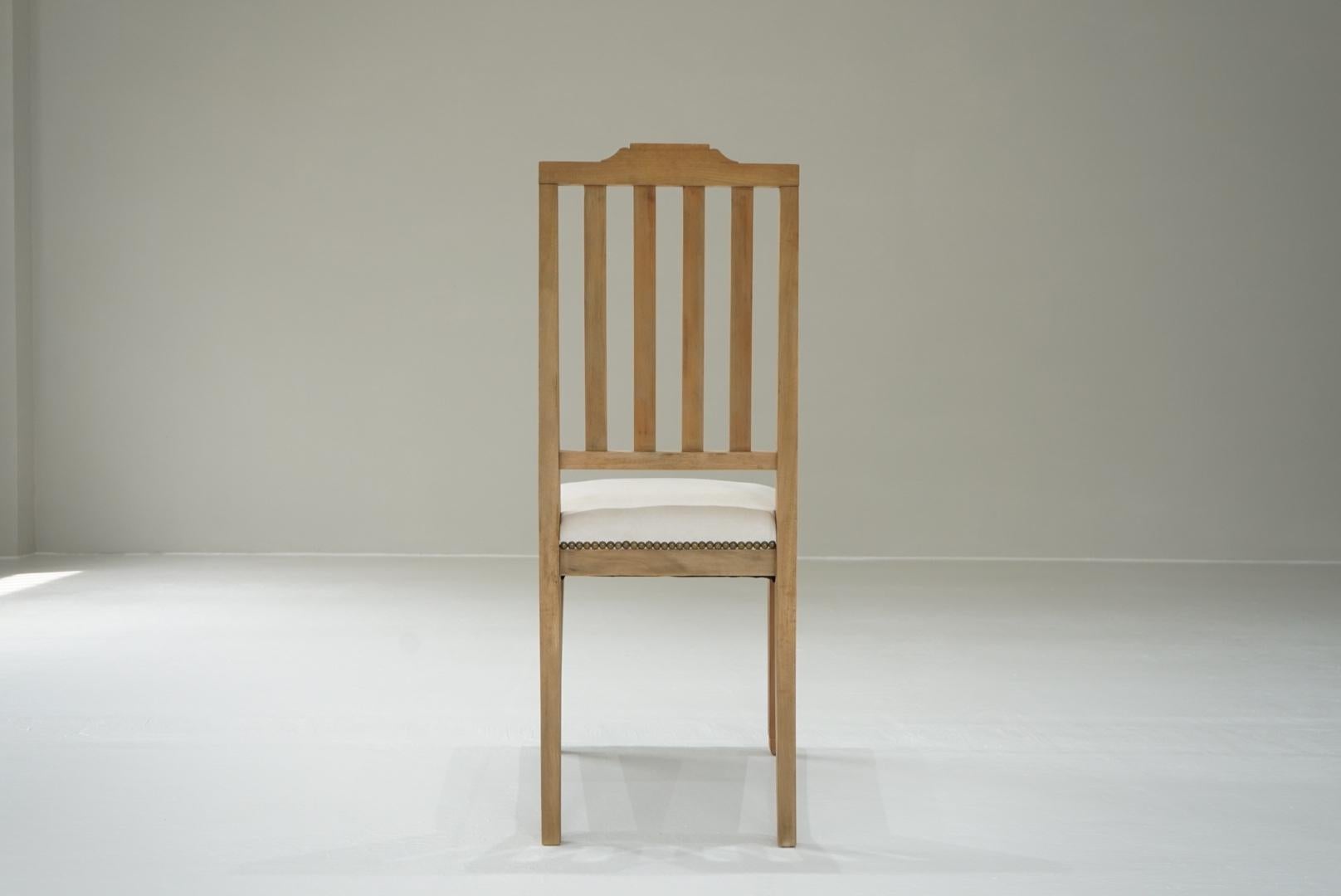 Silla Antigua Japonesa Cerezo 1950s-1960s Primitiva Japandi en venta 5