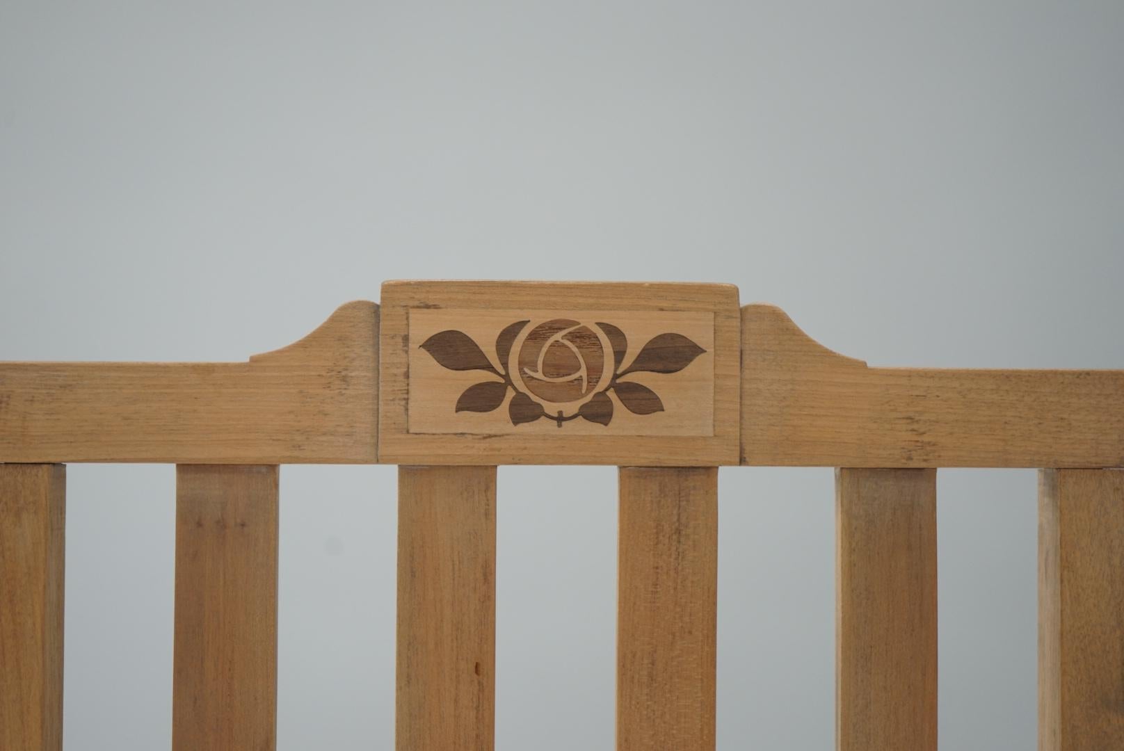 Silla Antigua Japonesa Cerezo 1950s-1960s Primitiva Japandi Japonés en venta