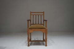 Sedia antica giapponese in teak e palissandro, anni '60-'70 - Japandi Wabi-Sabi