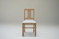 Chaise japonaise ancienne en chêne, années 1950-1960 - Japandi Wabi-Sabi