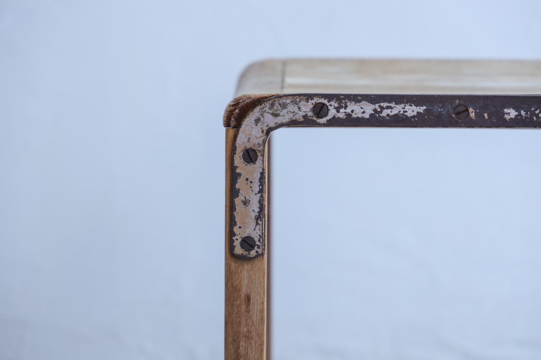 Japanese Antique Chairs, Rustic Wooden Chair, Wabi-Sabi For Sale 5