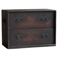 Japanese Antique Chest of Drawers, Early Meiji Era'1868-'Wabi Sabi