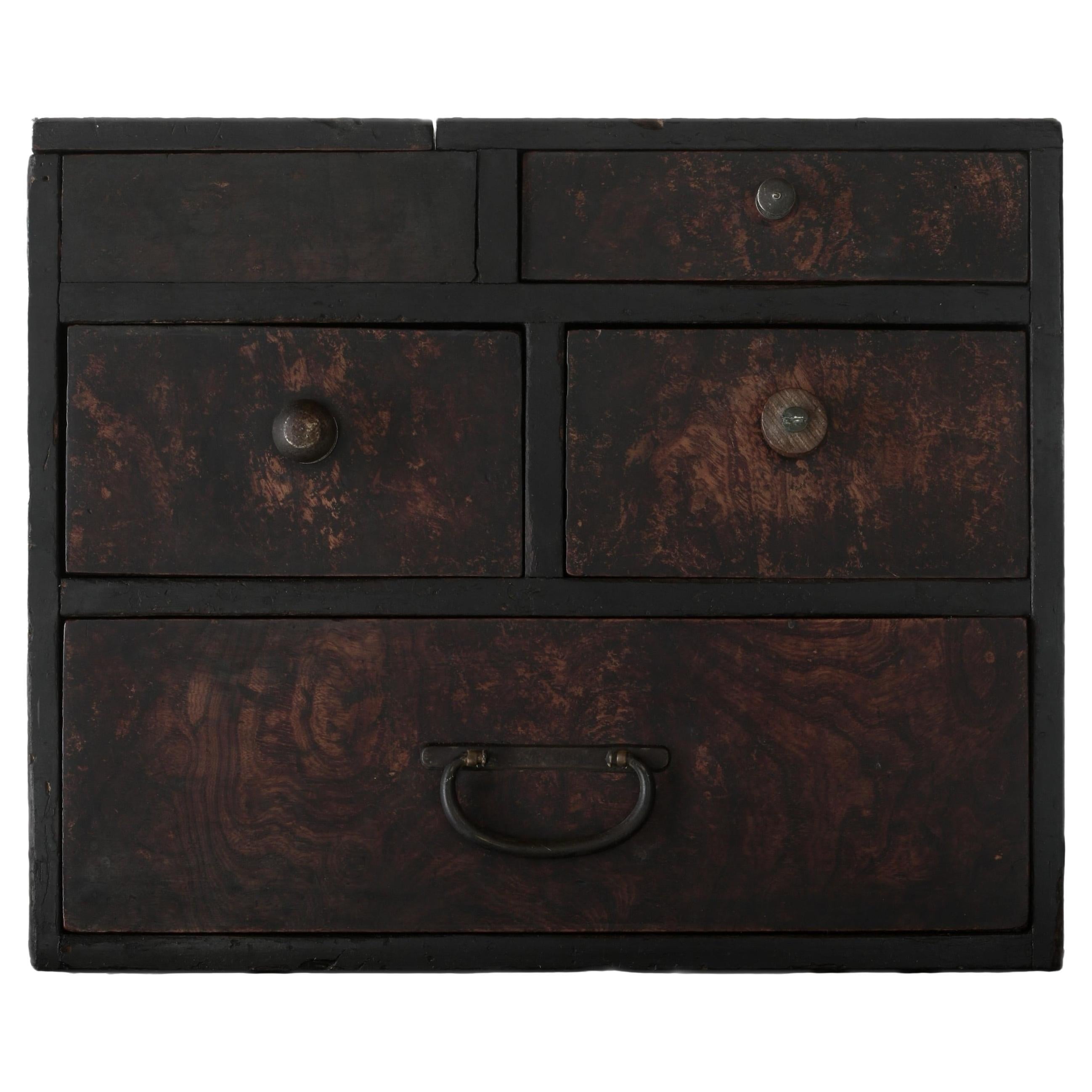 Japanese Antique Chest of drawers / Storage / Taisho Period WabiSabi