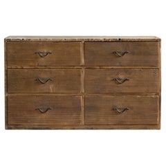 Japanese Antique Chest of Drawers, Taisho Era (1912-1926), Wabi Sabi, Mingei