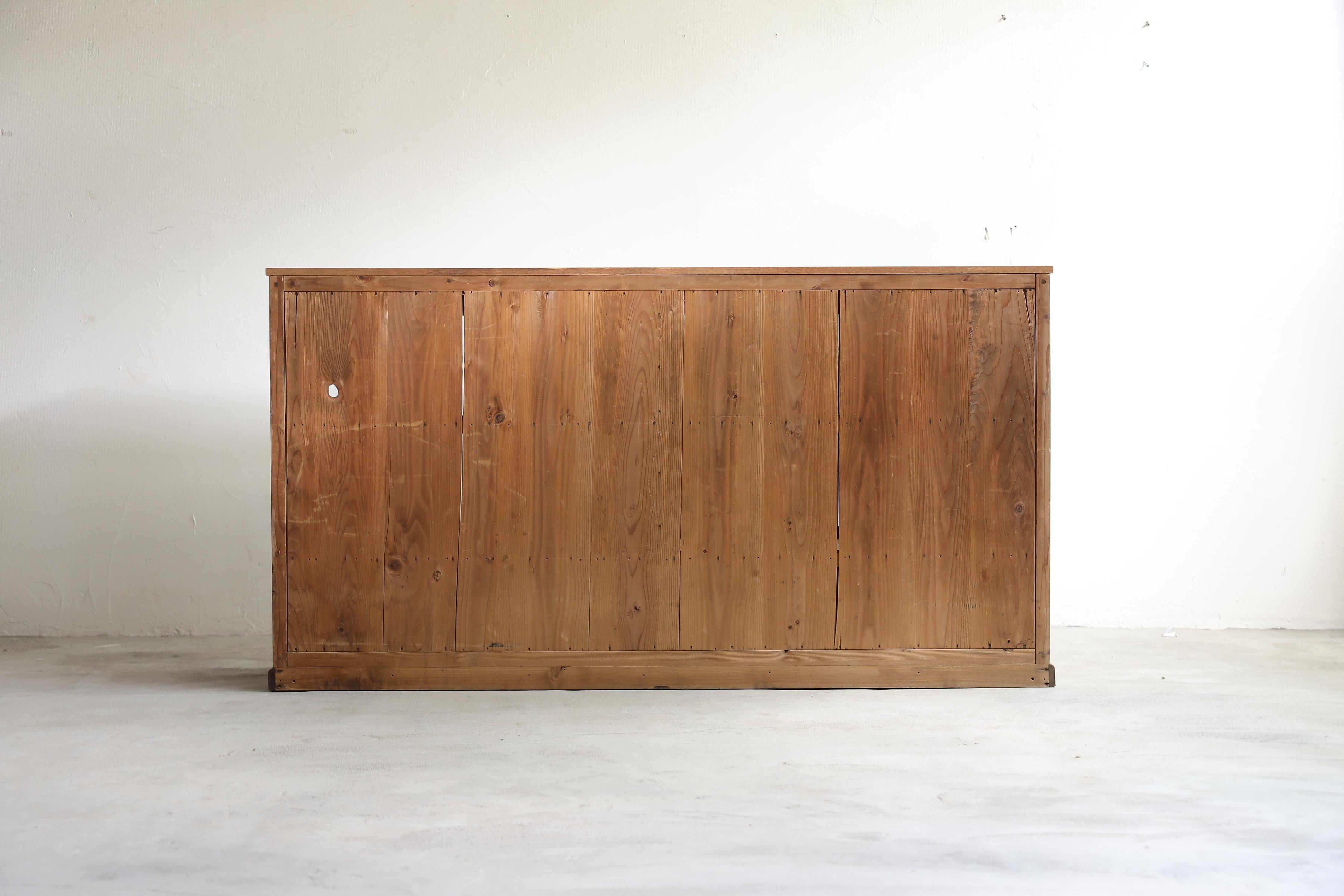 Japanischer antiker Kastanienschrank , Sideboard, Wabi Sabi, Japandi im Angebot 10