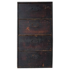 Japanese Antique Chests of Drawers 1860s-1900s/Tansu Commodes Cabinet Wabisabi