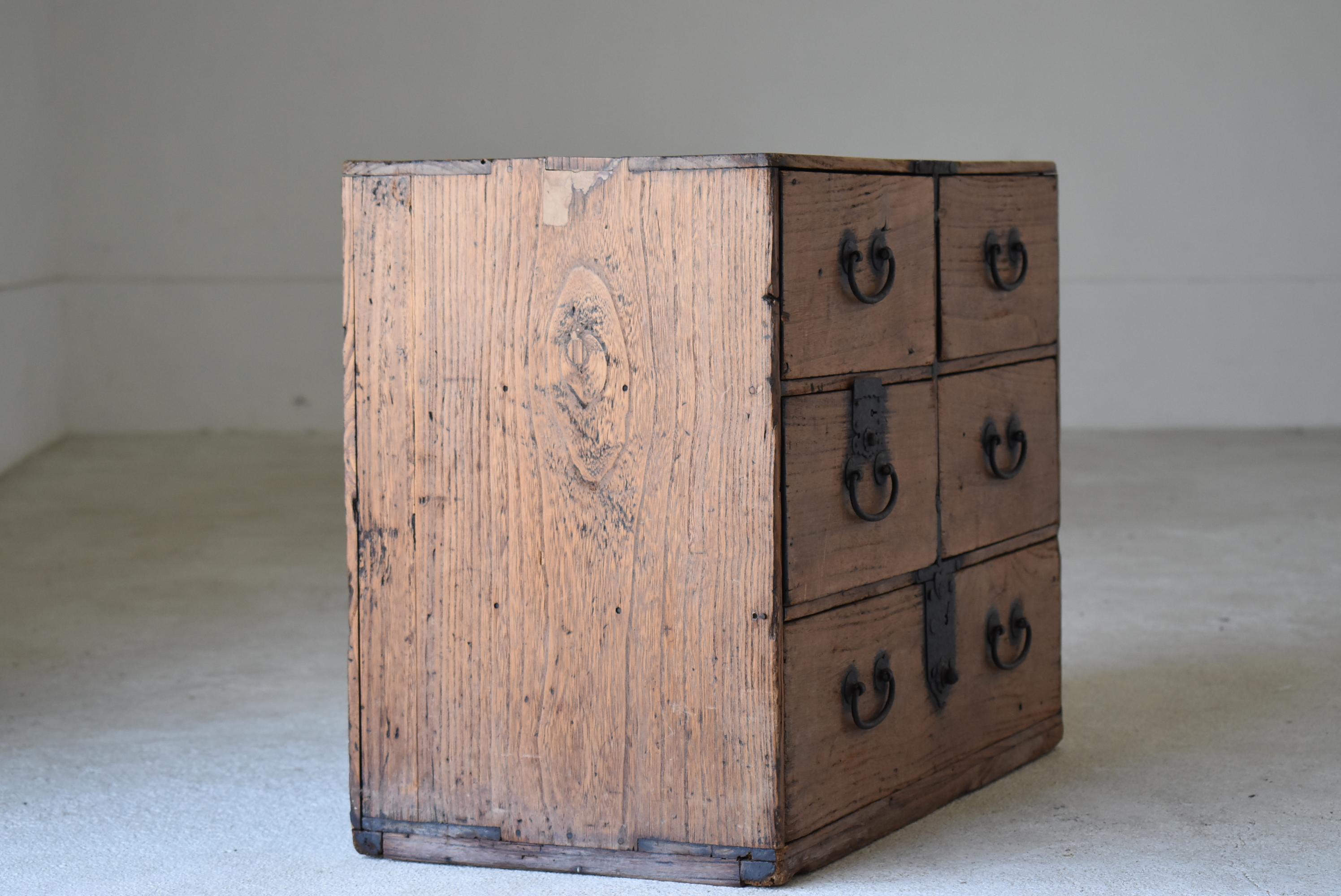 Japanese Antique Chests of Drawers 1860s-1900s /Tansu Storage Mingei Cabinet 5