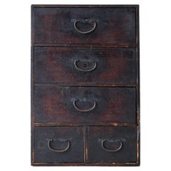 Japanese Antique Chests of Drawers 1860s-1900s /Tansu Storage Mingei Cabinet