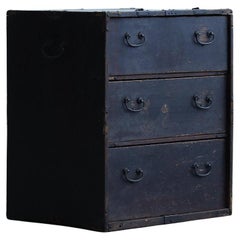 Commodes japonaises anciennes 1860s-1900s Tansu, Wabi-Sabi