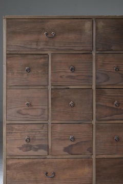 Japanese Antique Chests of Drawers 1860s-1920s/Tansu Storage Cabinet Wabisabi