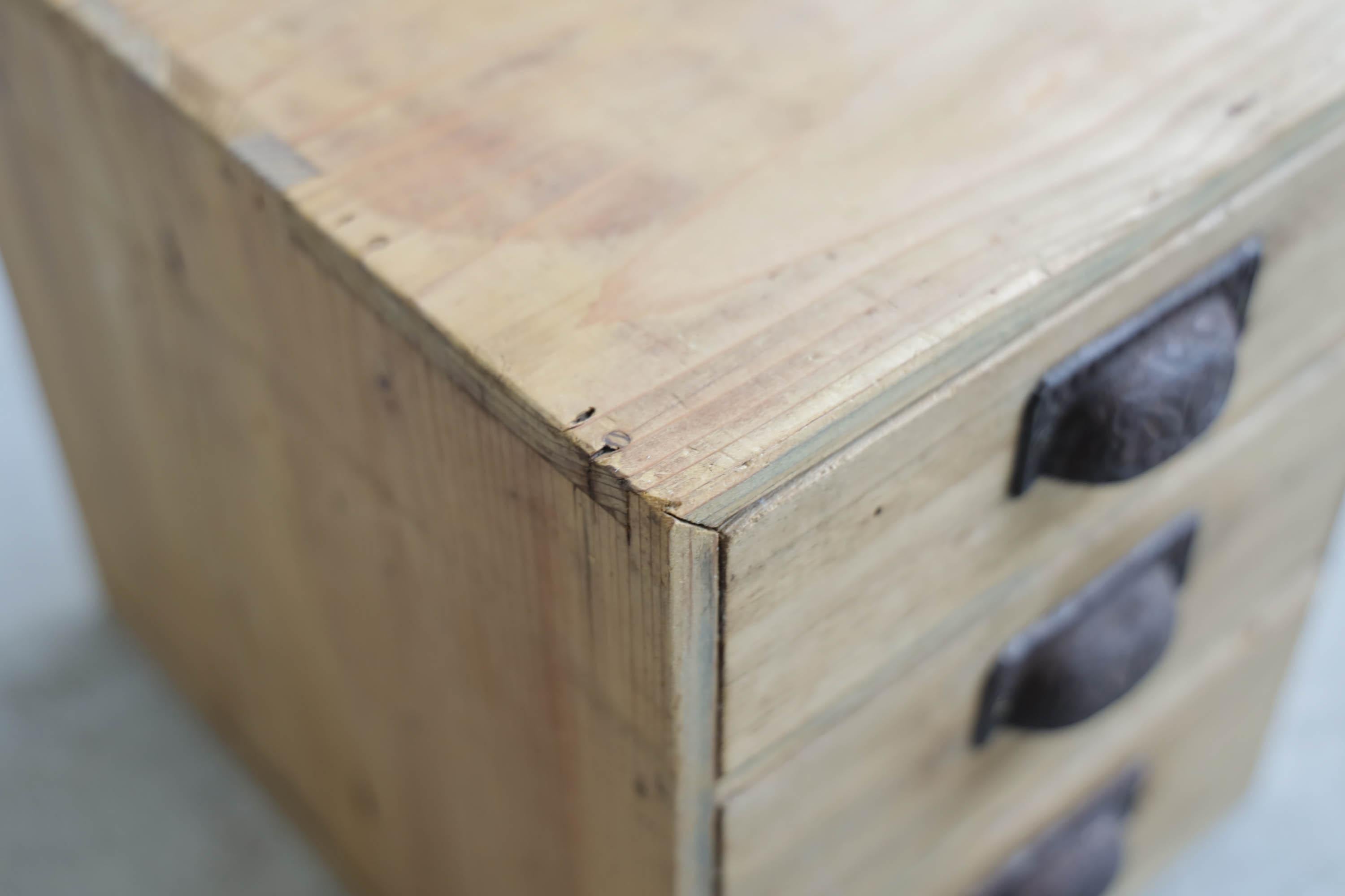 Japanese Antique Chests of Drawers 1900s-1926s, Wabi-Sabi 5