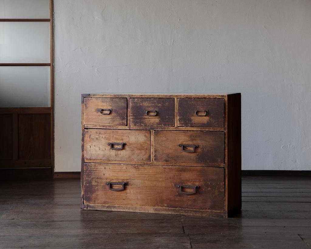 Commodes japonaises anciennes de l'ère Meiji (1868-1912), Wabi Sabi en vente 13
