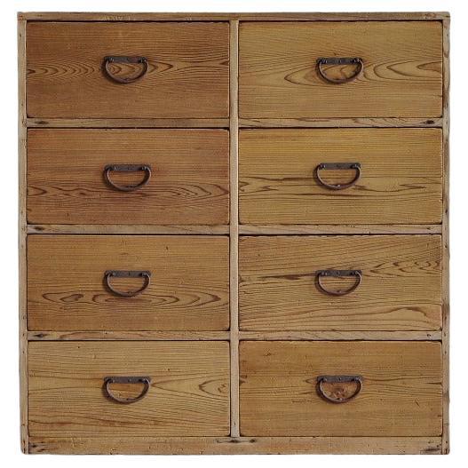 Japanese Antique, Chests of Drawers, Taisho Period'Early 1900s', Wabi Sabi
