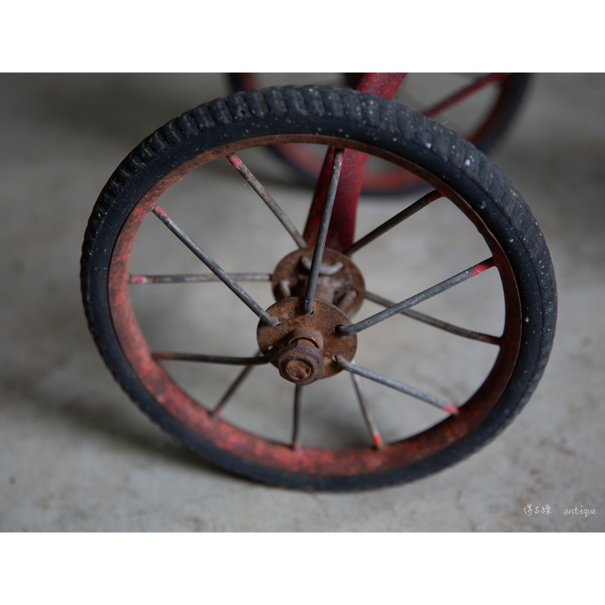 Japanischer antiker Kinderwagen aus Japan von Nichibei Fuji, Fahrrad, frühes 20. Jahrhundert im Angebot 13