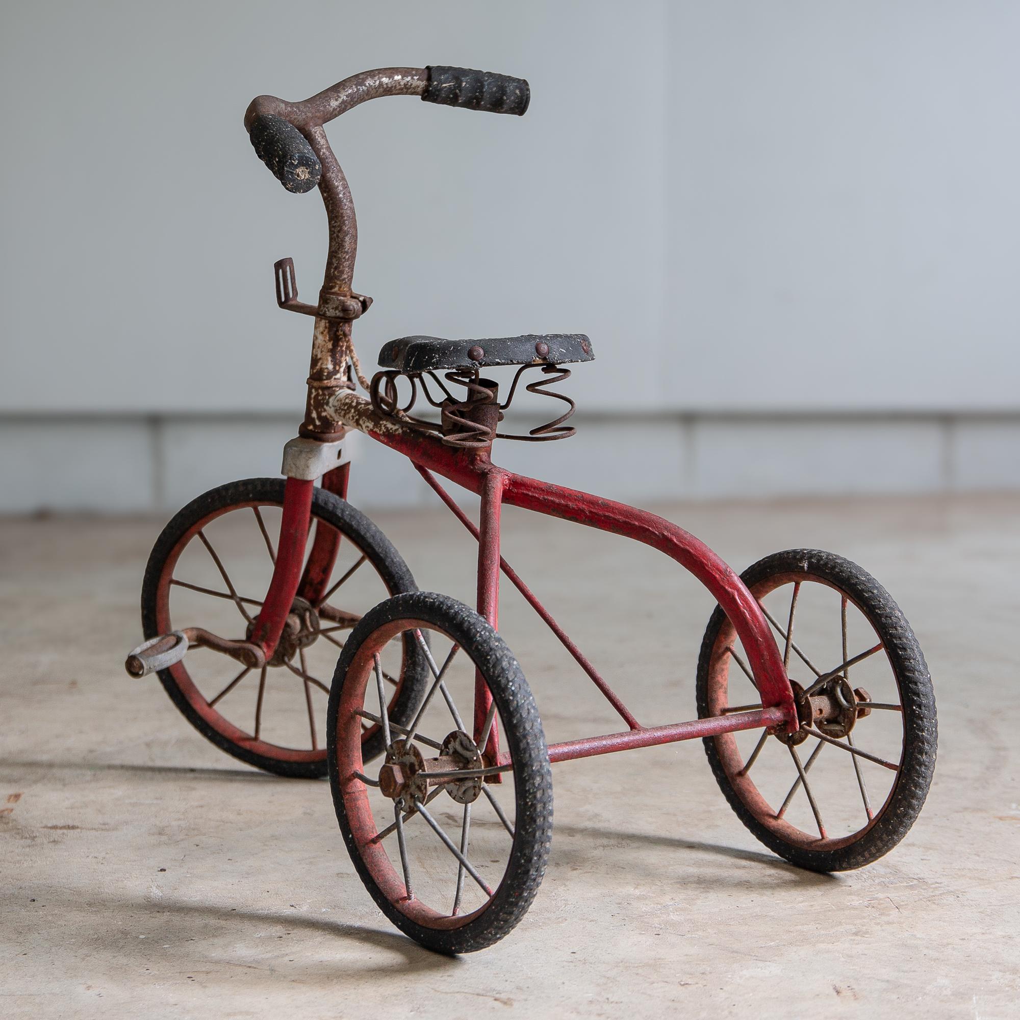 Japanischer antiker Kinderwagen aus Japan von Nichibei Fuji, Fahrrad, frühes 20. Jahrhundert im Angebot 2