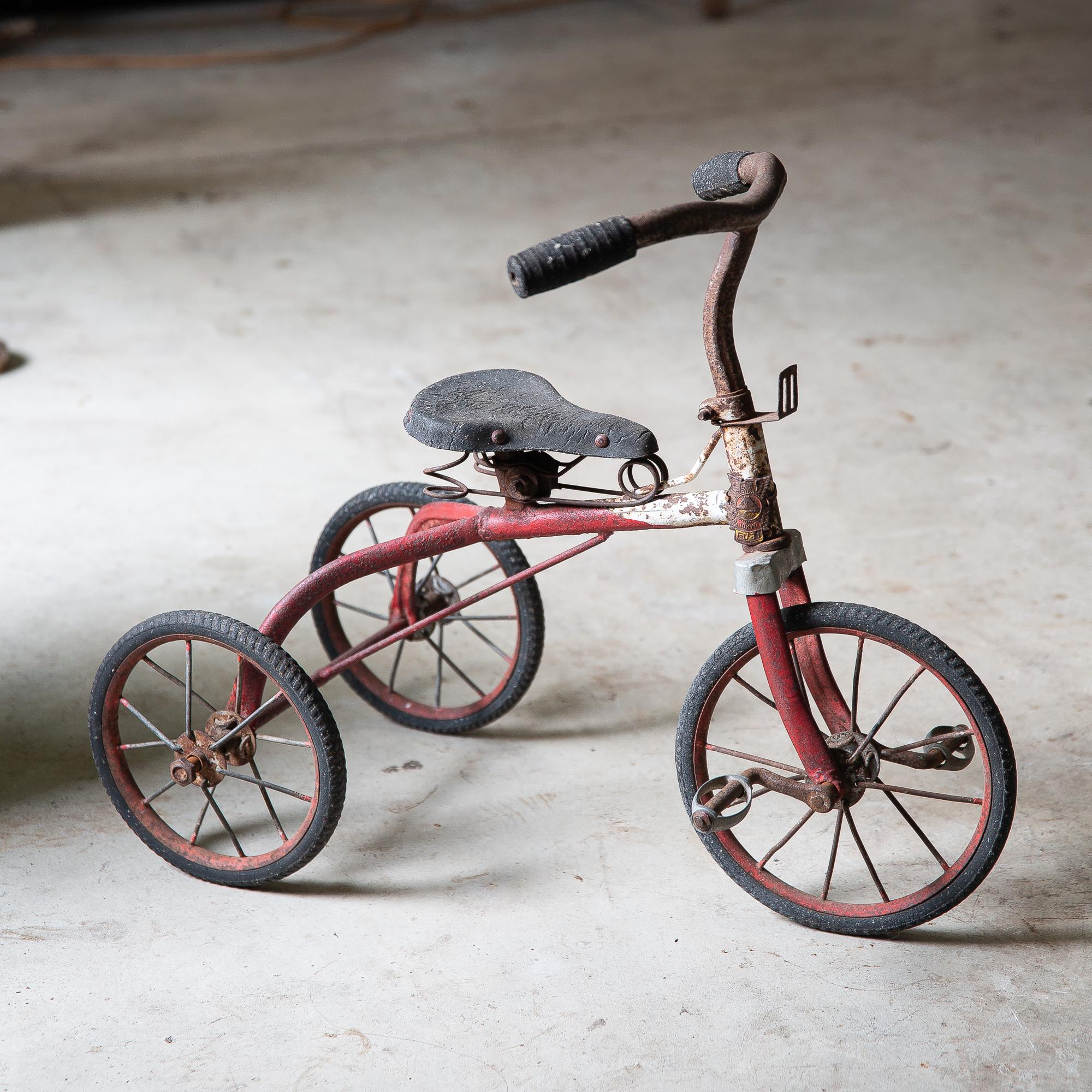 Japanischer antiker Kinderwagen aus Japan von Nichibei Fuji, Fahrrad, frühes 20. Jahrhundert im Angebot 3