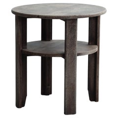 Japanese Antique Circle Table, Wabisabi, Japandi