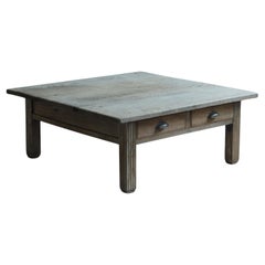 Japanese Used Coffee Table, Desk, Wabi-Sabi, Early 20th Century