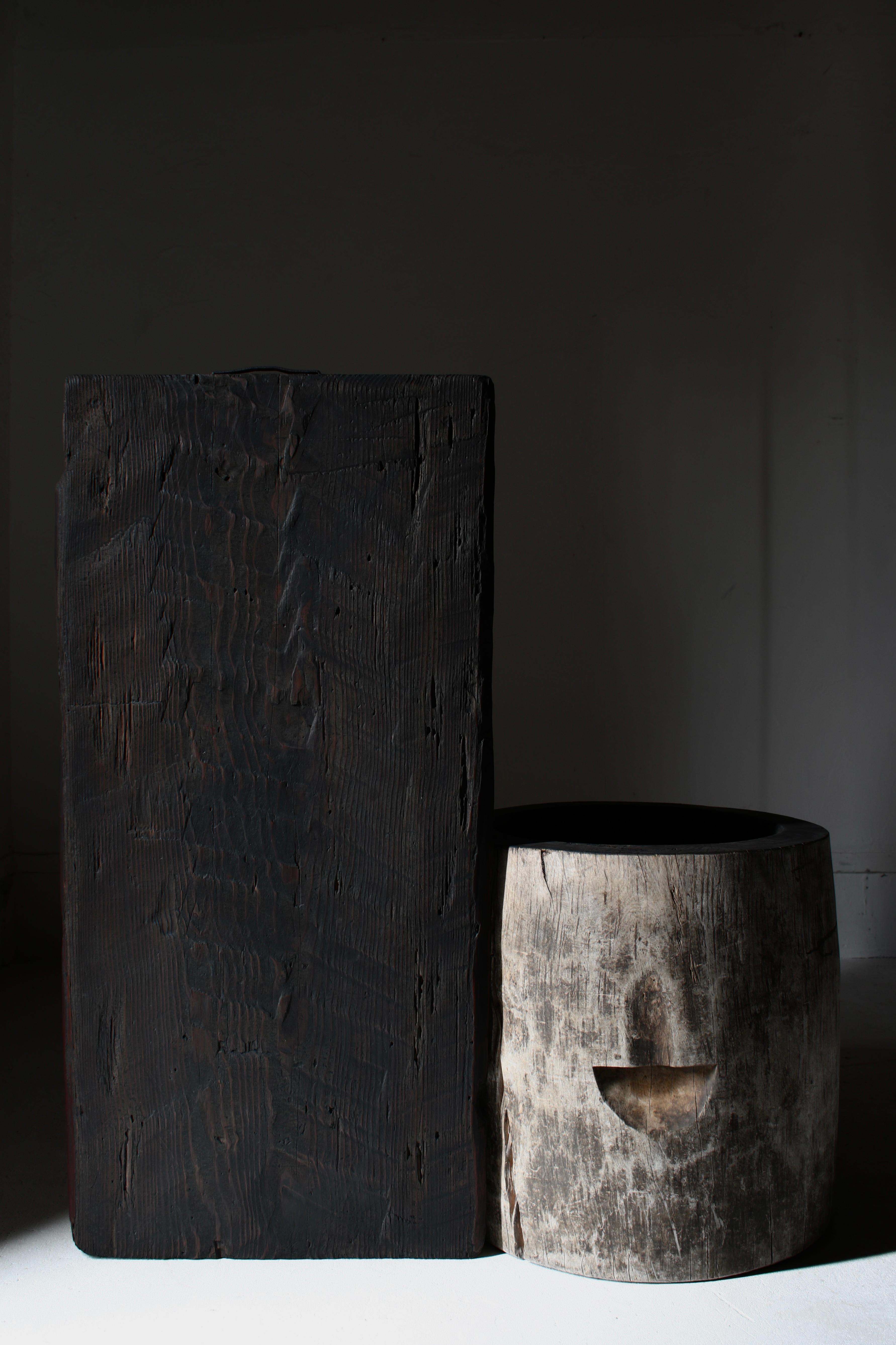 19th Century Japanese Antique Coffee Table / Low Table Exhibition Table / Wabi-Sabi Primitive