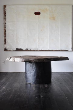 Table basse japonaise ancienne / Présentoir d'exposition primitif / Table Wabisabi