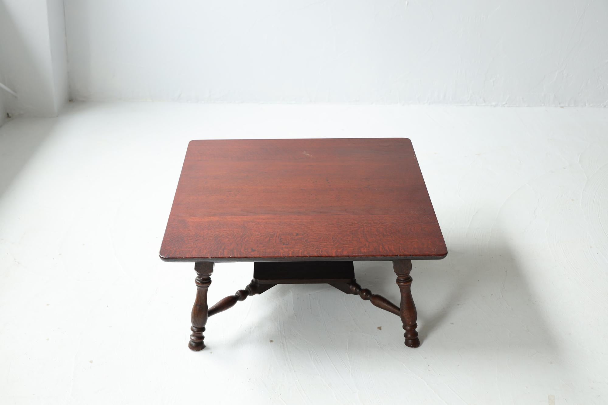 Japanese Antique Coffee Table, Wabi-Sabi, Early 20th Century For Sale 4