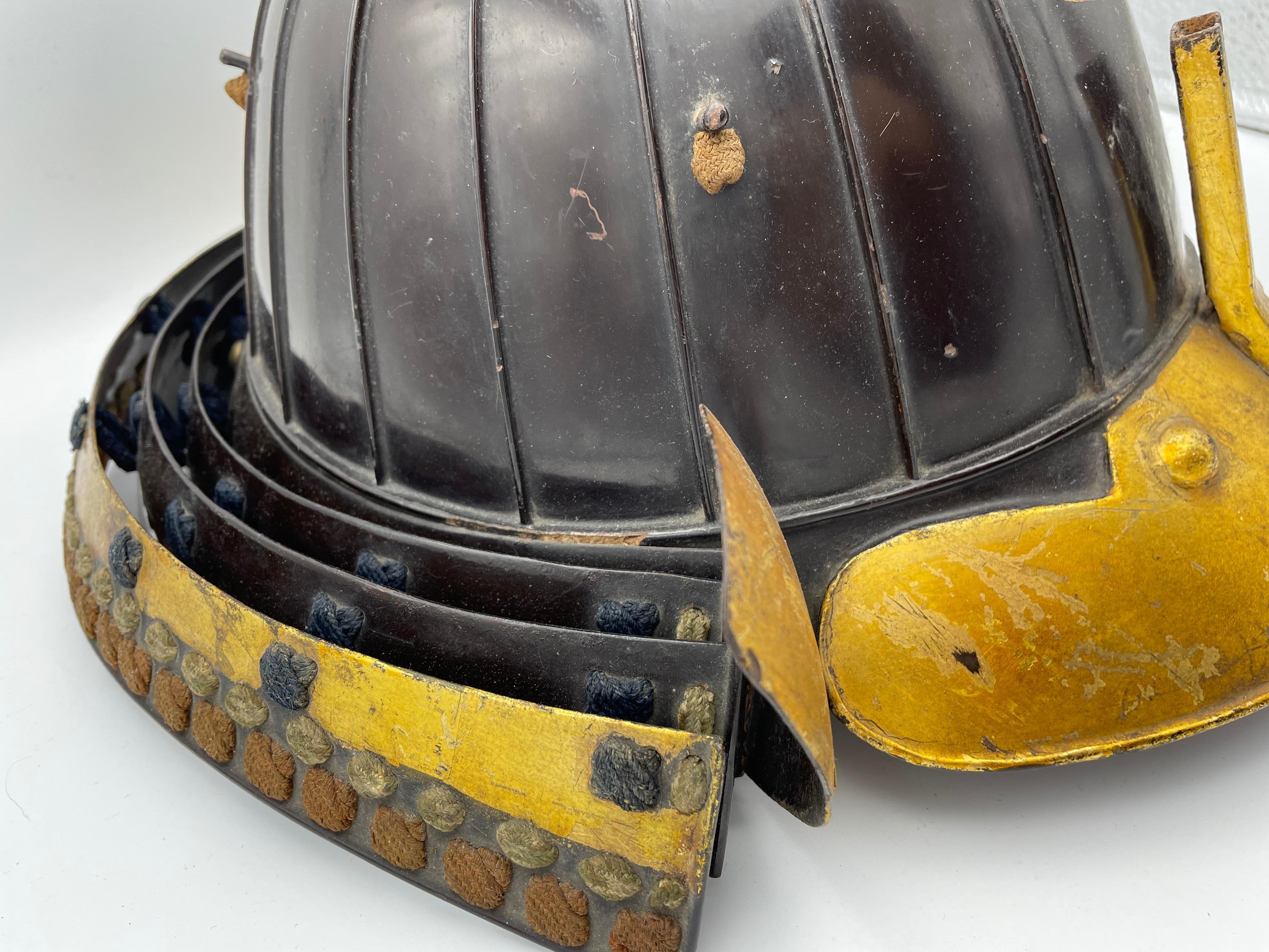 Japanese Antique Combat Helmet 'Kabuto' 1800s Edo Era For Sale 8