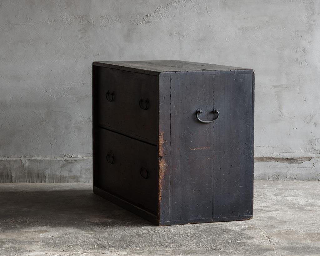 Japanese Antique Chest of Drawers, Early Meiji Era'1868-'Wabi Sabi For Sale 6