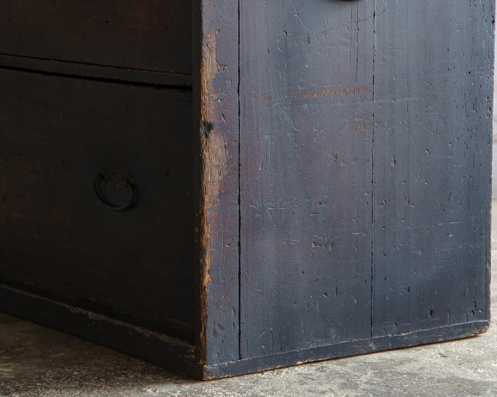 Japanese Antique Chest of Drawers, Early Meiji Era'1868-'Wabi Sabi For Sale 7