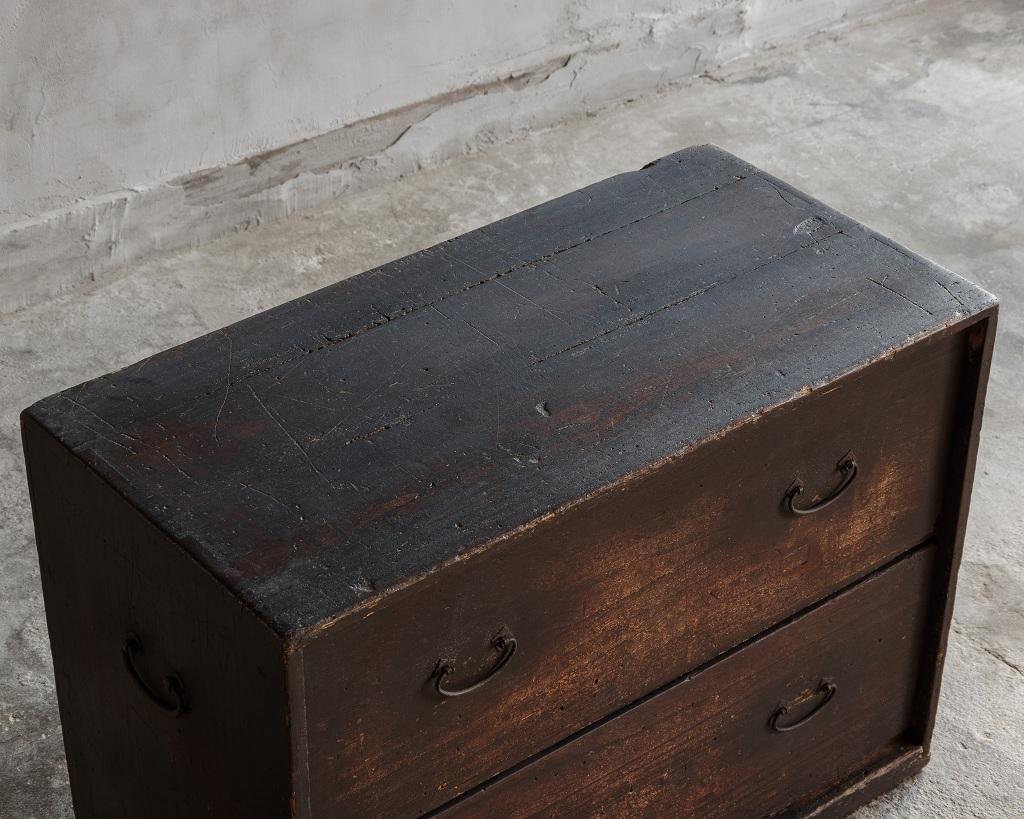 Japanese Antique Chest of Drawers, Early Meiji Era'1868-'Wabi Sabi For Sale 8