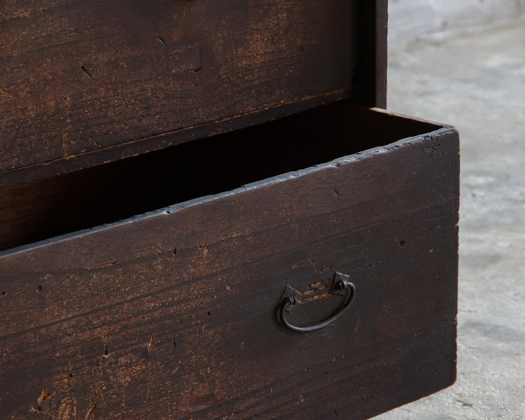 Japanese Antique Chest of Drawers, Early Meiji Era'1868-'Wabi Sabi For Sale 11