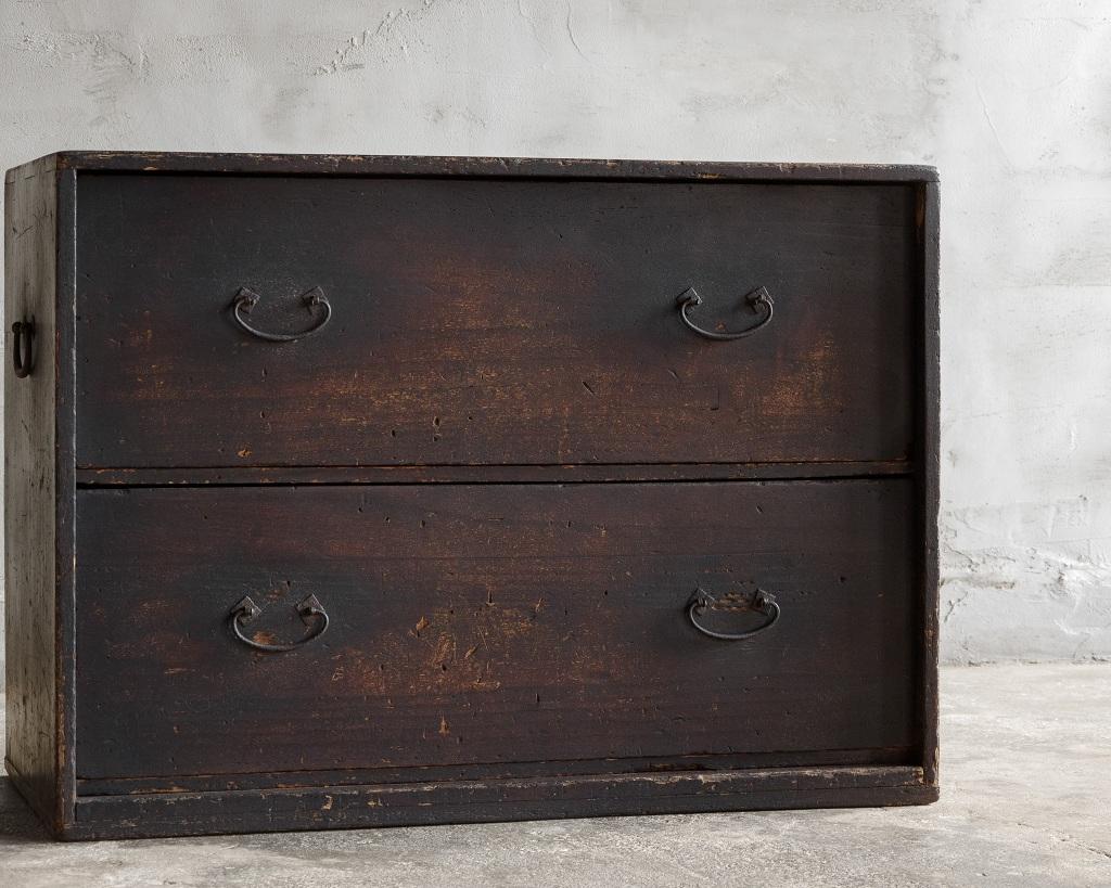 19th Century Japanese Antique Chest of Drawers, Early Meiji Era'1868-'Wabi Sabi For Sale