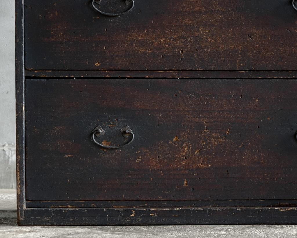 Japanese Antique Chest of Drawers, Early Meiji Era'1868-'Wabi Sabi For Sale 1