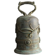 Japanische antike Kupfergussglocke / 1912-1930 / Hängeglocke