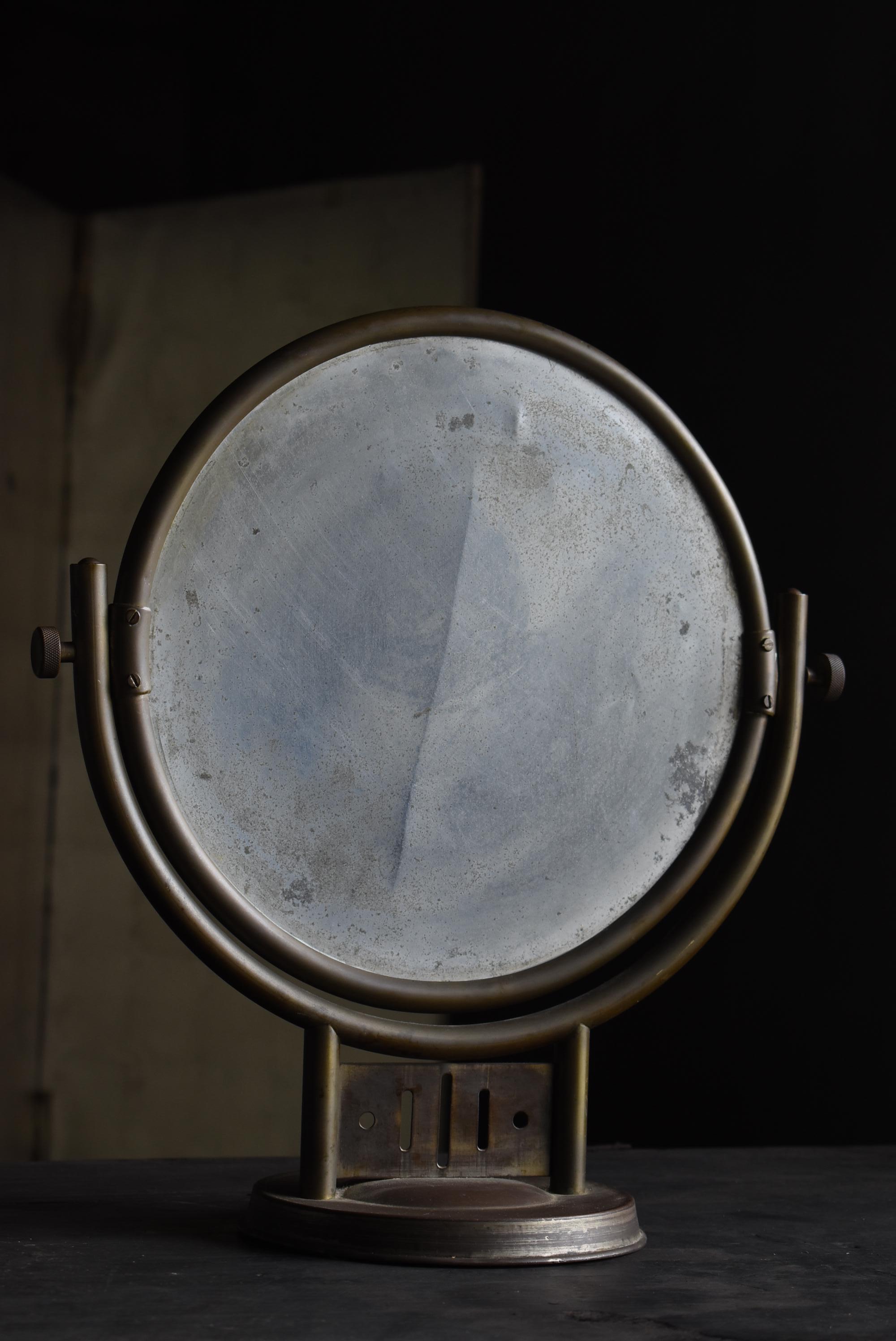 Miroir de table japonais ancien des années 1920-1940 / Wabisabi 3