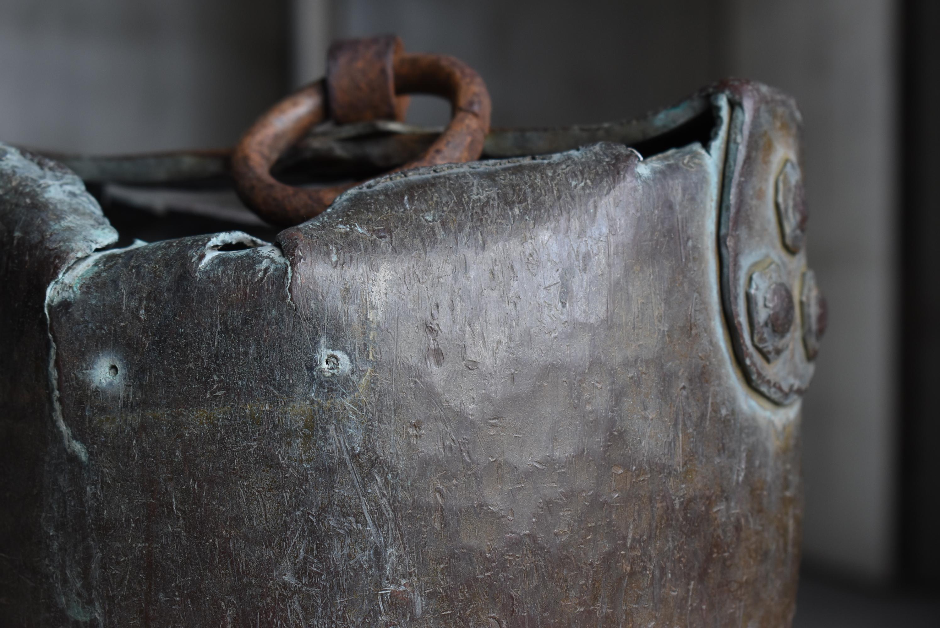 Japanese Antique Copper Tub 1800s-1860s / Wabisabi 1