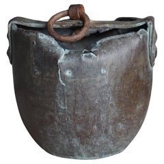Japanese Antique Copper Tub 1800s-1860s / Wabisabi