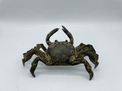 Japanese Antique Crab Bronze 'Made before the Second World War' 'N' 2