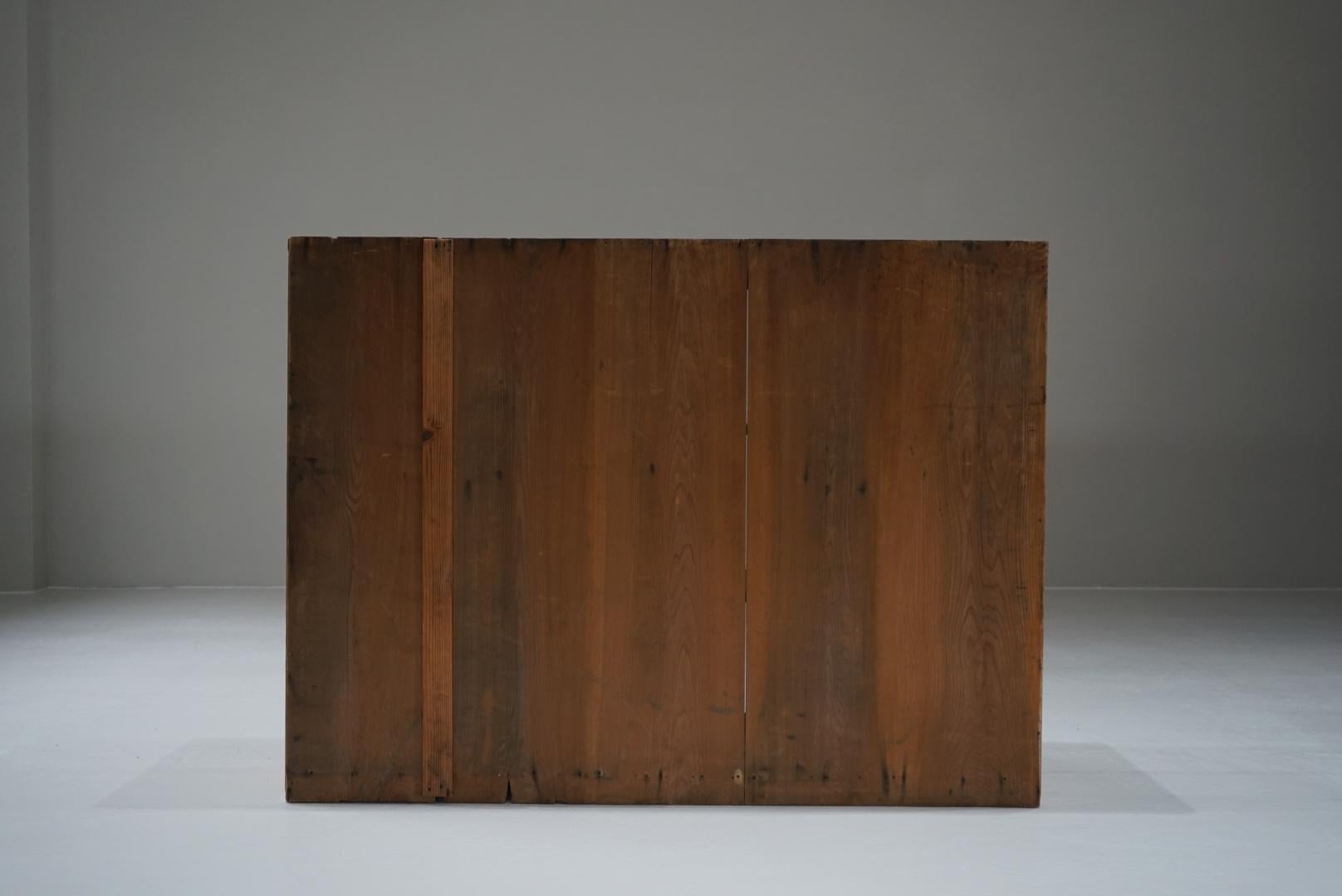 Antique Cupboard Cabinet Storage shelf Japandi en vente 3