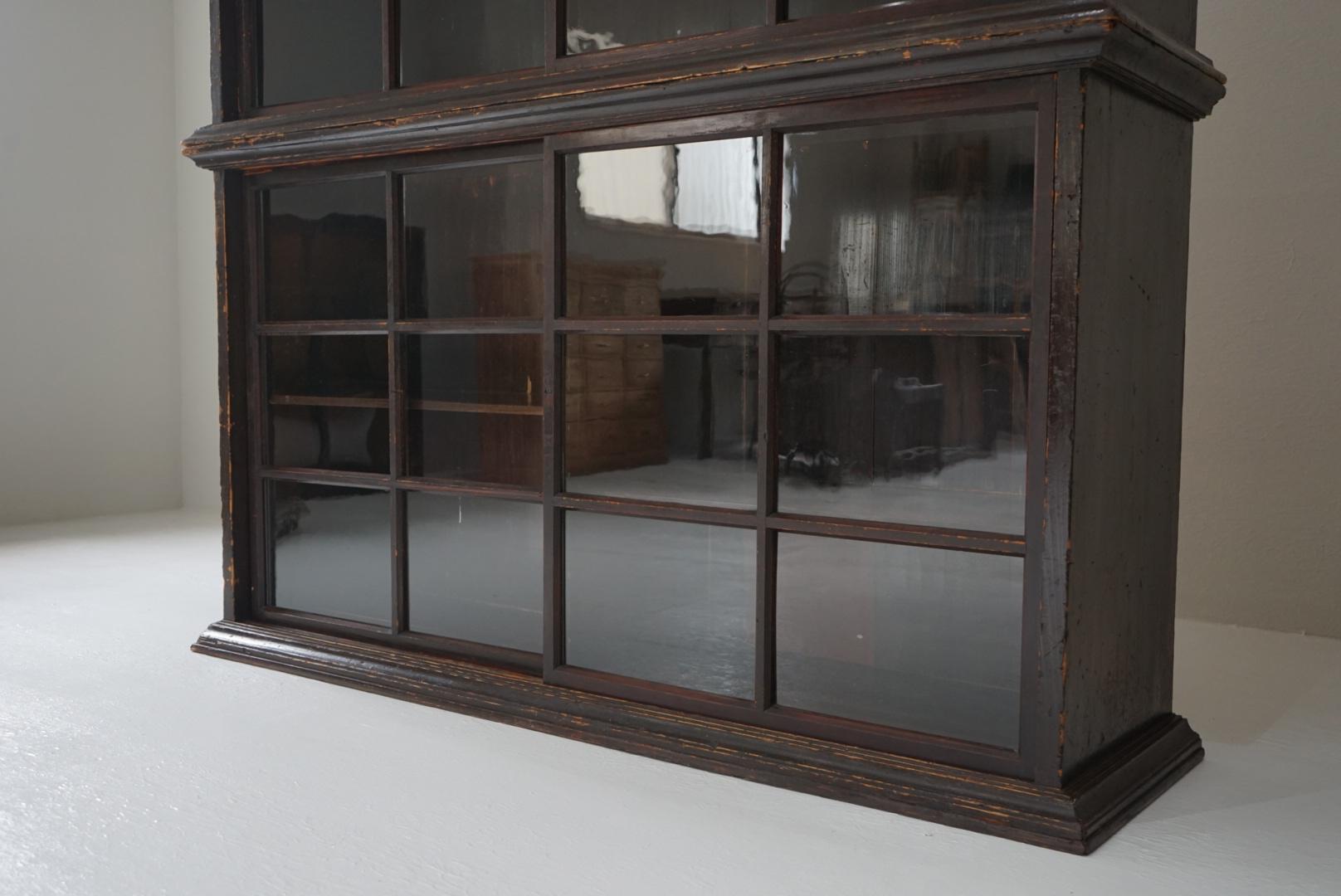 Armoire ancienne japonaise Etagères de rangement Wabi-Sabi Japandi en vente 4