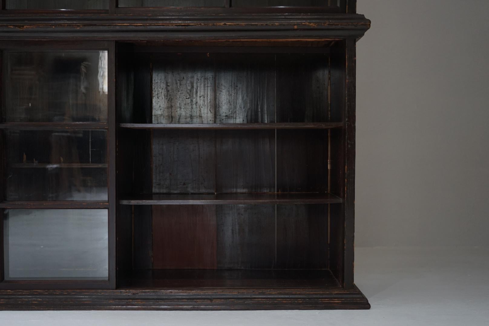 Armoire ancienne japonaise Etagères de rangement Wabi-Sabi Japandi en vente 5