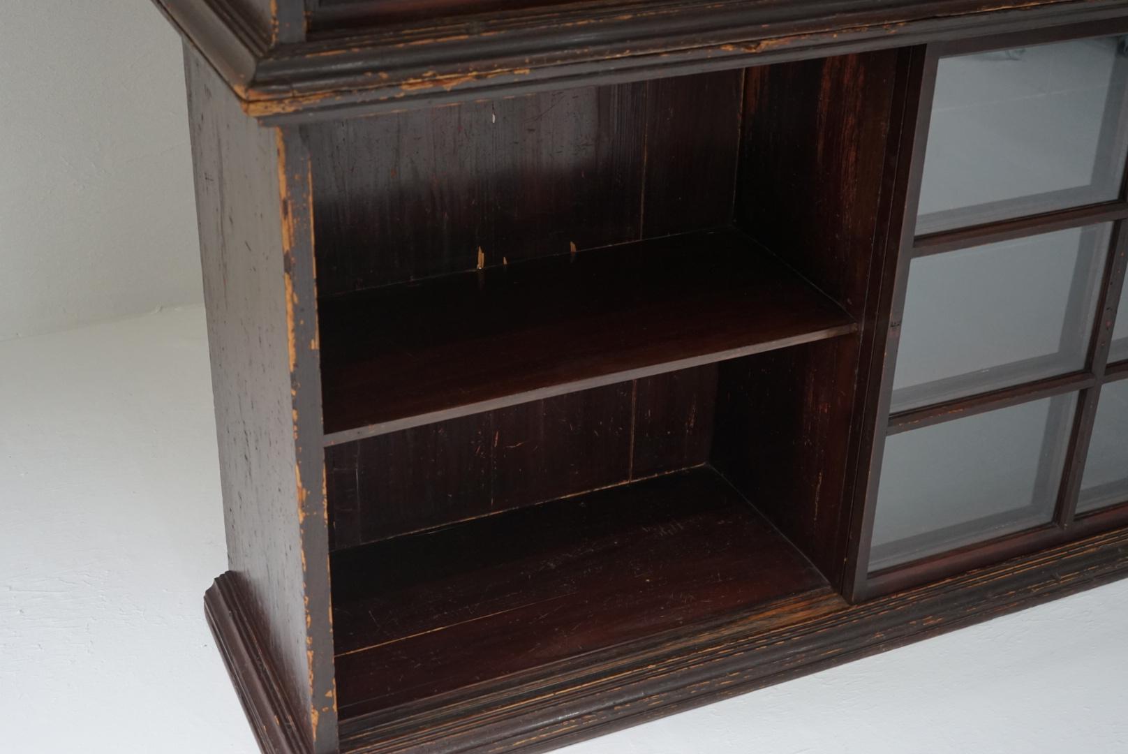 Armoire ancienne japonaise Etagères de rangement Wabi-Sabi Japandi en vente 7