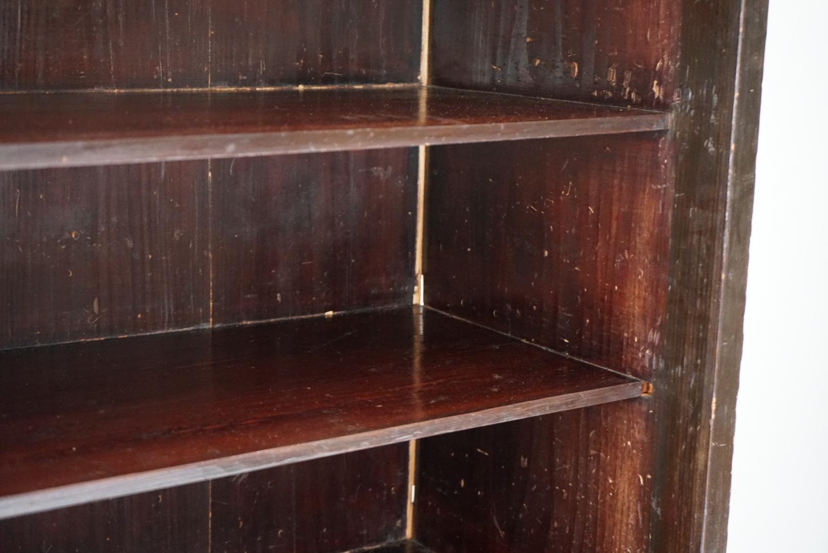 Armoire ancienne japonaise Etagères de rangement Wabi-Sabi Japandi en vente 1