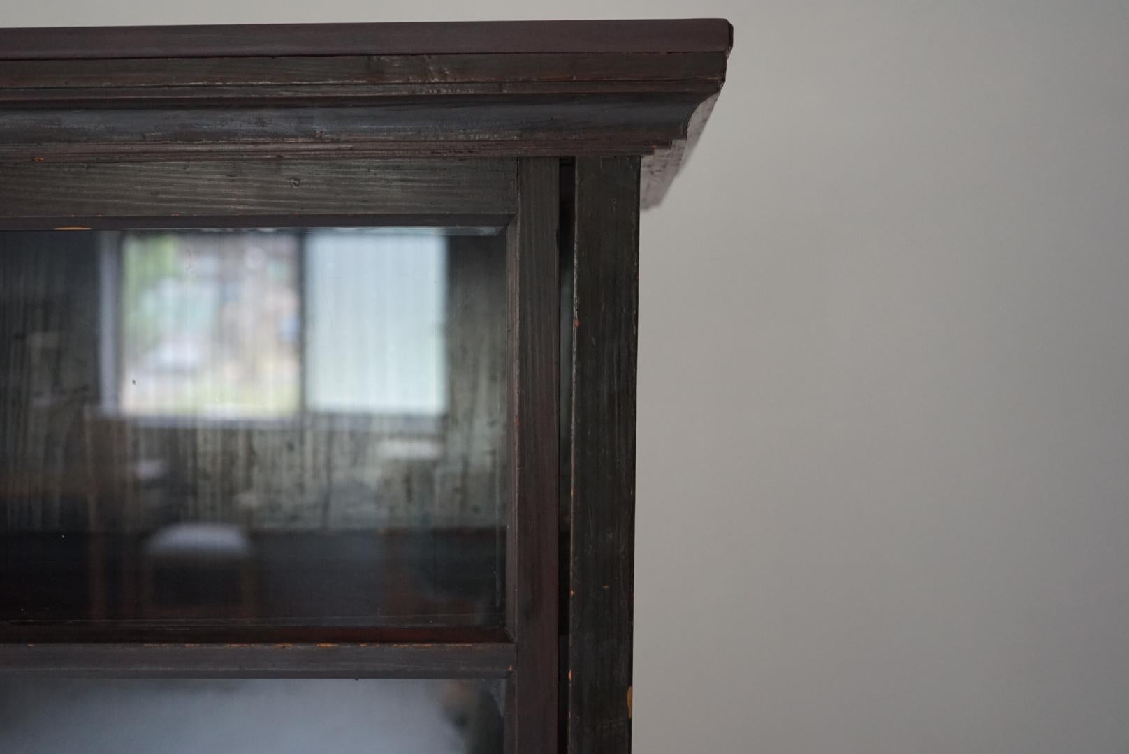 Armoire ancienne japonaise Etagères de rangement Wabi-Sabi Japandi en vente 3