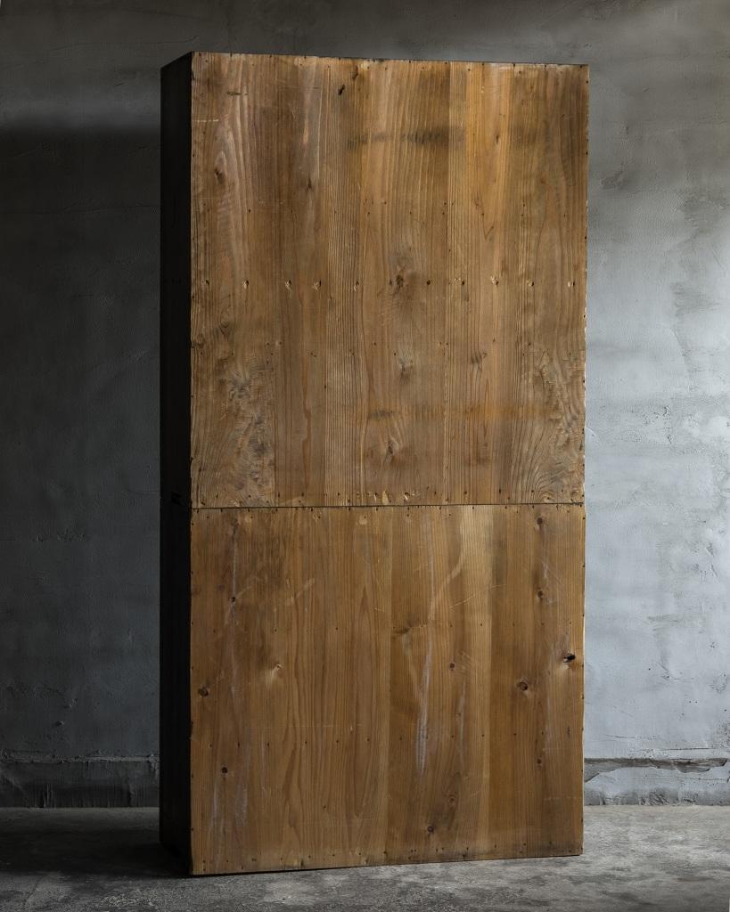 Japanese Antique Cupboard with Black Finish, Early Showa Period '1926-' For Sale 7