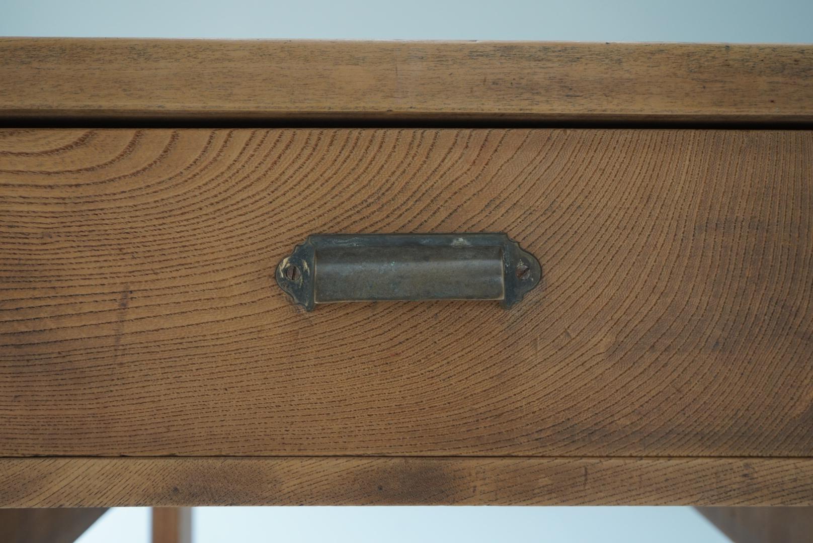 Japanese Antique Desk 1937s Rustic Japandi For Sale 1