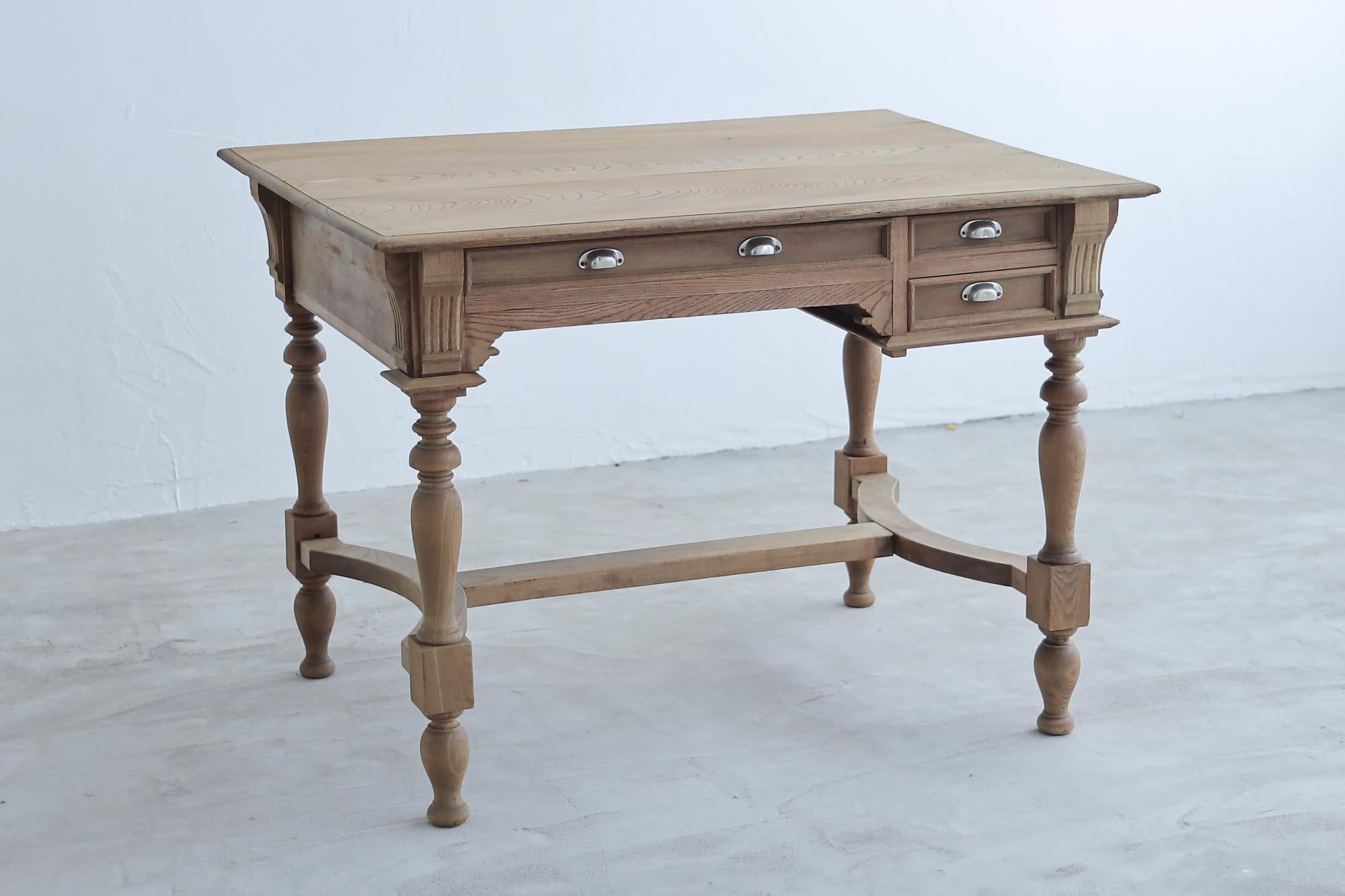 Hand-Crafted Japanese Antique Desk, Wabi-Sabi, Early 20th Century