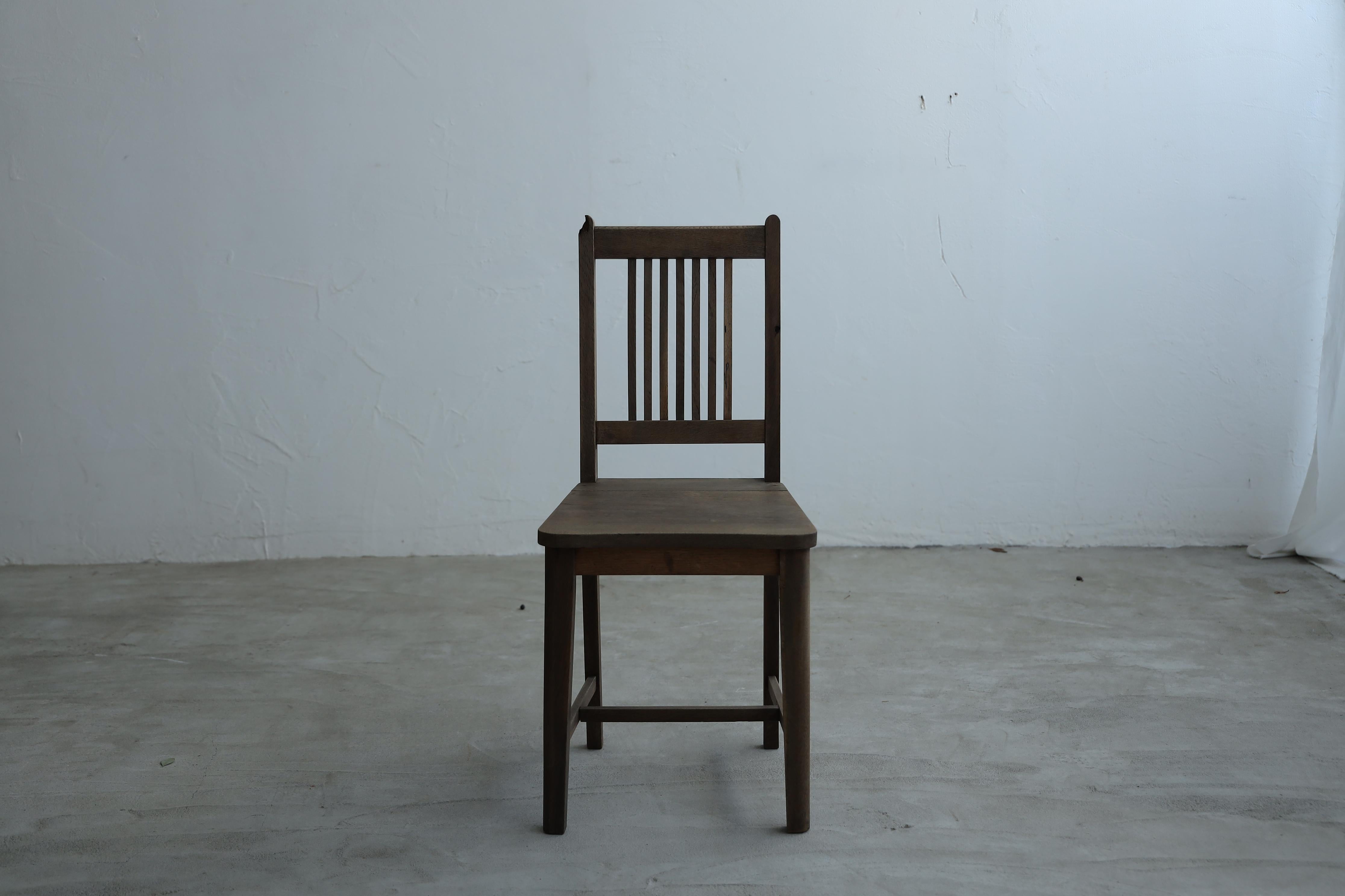 Sedie da pranzo antiche giapponesi, set di 2, sedia in legno primitiva, Wabi-Sabi in vendita 10